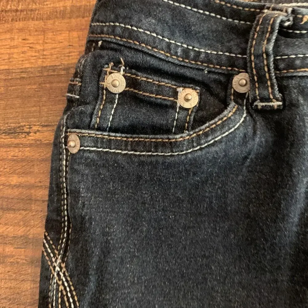 JUSTICE Girl’s Simply Low Dark Wash Skinny Jeans / Size: 6 Slim